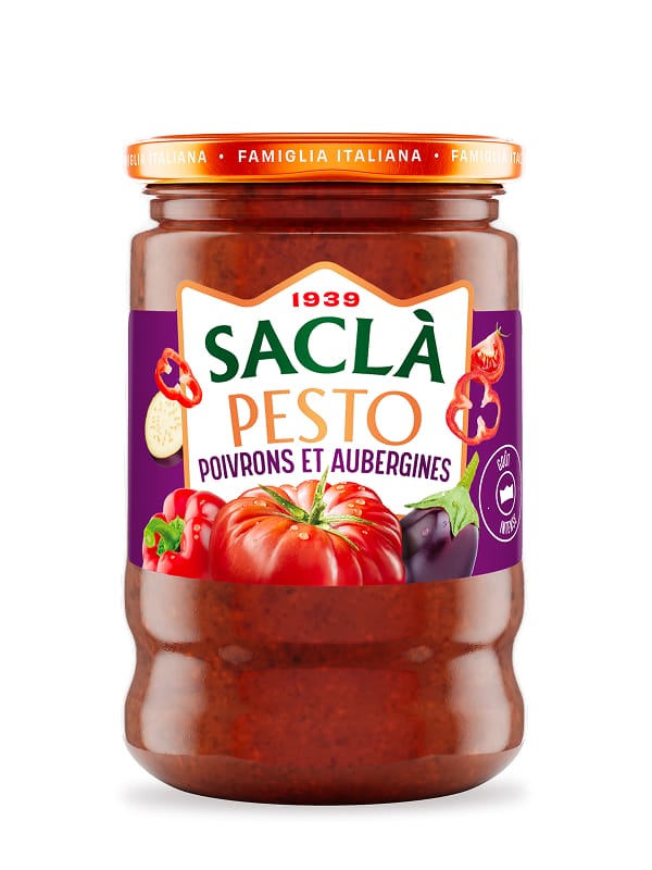 Pesto Poivrons et Aubergines — 190g